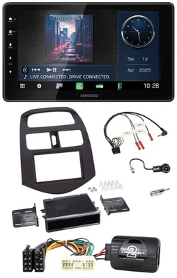 Kenwood Lenkrad Bluetooth USB DAB Autoradio für Chevrolet Spark KLM 2012-2013 - Bild 1 von 4