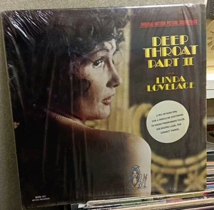 DEEP THROAT PART II Original Vinyl LP Film Soundtrack Open Shrink Aufkleber  - Bild 1 von 8