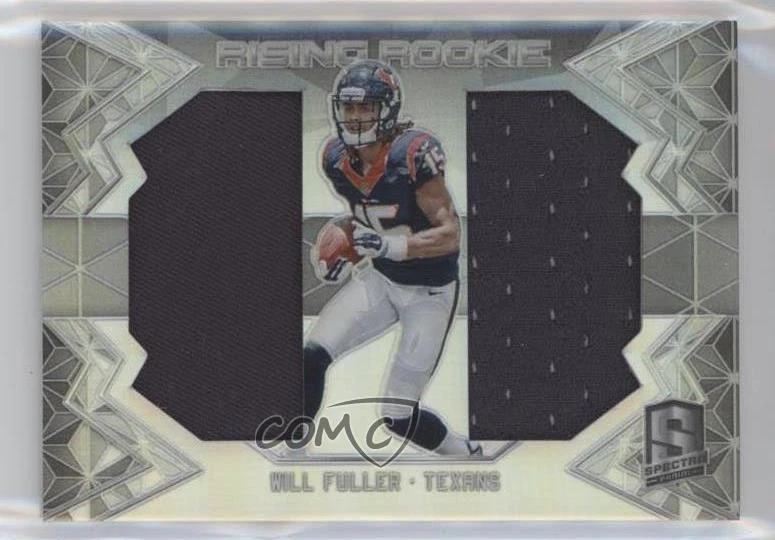2016 Panini Spectra Rising Rookie Materials /199 Will Fuller V #6 RC - Image 1 of 2
