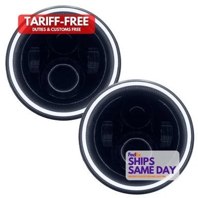 Oracle Lighting 5769-001, 2 Pack Black Plastic 7In Led High Powered Headlights B - Imagem 1 de 4