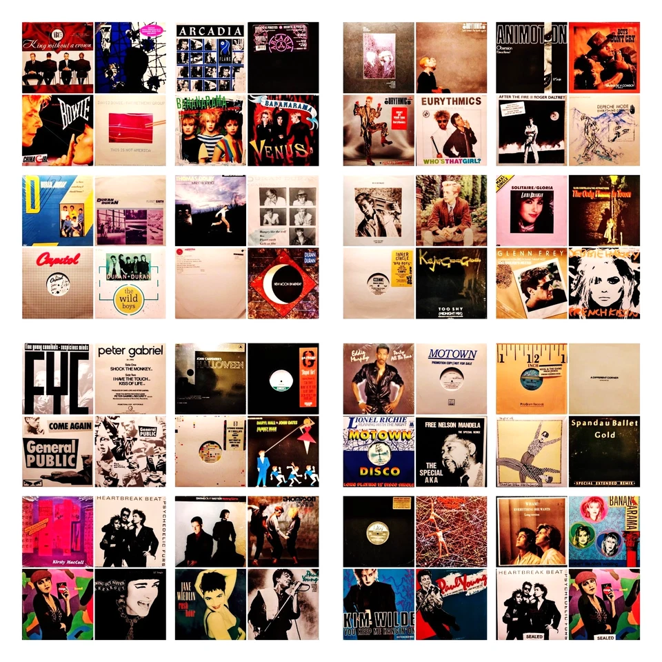 🧿U-PICK🧿PREMIUM 1980S 12 INCH SINGLES RARE VINTAGE VINYL LOT - Image 1 of 4