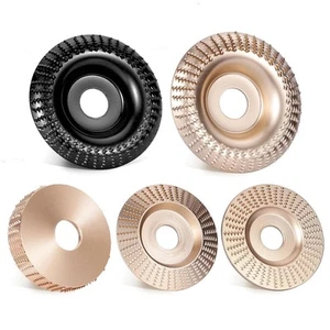 5PC Angle Grinder Wood Carving Disc Set, for 4" or 4 1/2" with... - Picture 1 of 7