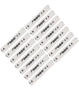 9Pcs 9.8"x0.7" Badminton Racket Head PU Protector Sticker Guard Tape, White - Picture 1 of 5
