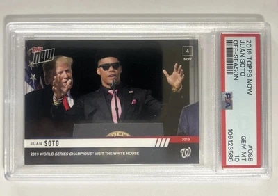 2019 Topps Now  Juan Soto  Off Season #OS5         Gem Mint 10 - Image 1 of 3