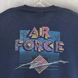 Vintage 80’s Air Force Promotional Single Stitch T Shirt XL 25”x28” Distressing* - Picture 1 of 7