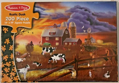 Melissa & Doug "Rustic Duck" Jigsaw Puzzle 200 Pieces 14" X 19" New - Image 1 of 2