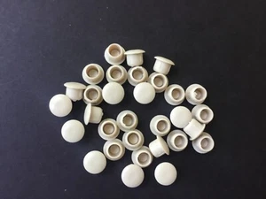 Hunter Douglas/Luxaflex beige Timber Venetian bottom rail tape button - Picture 1 of 2