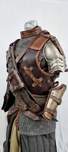 Legendary Grandmaster Bear Armor - LEATHER ARMOR DELUXE Edition With Chainmail - Picture 1 of 7