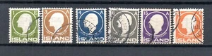 Islandia 1911 Set Sellos Jon Sigurdsson (Michel 63/68) Bonito Usado - Imagen 1 de 2