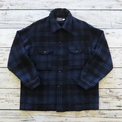 Vintage Pendleton Wool Plaid Flannel Jacket Size XL Made in USA - Image 1 of 4