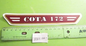 Montesa 172 Cota 19M NOS Cota 172 Decal p/n 1920.061 & 19.20.061 # 1 - Picture 1 of 2