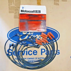 NOS GENUINE FORD MOTORCRAFT V8 TAILORED SIPCON SPARK PLUG LEAD SET - Picture 1 of 6