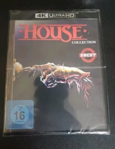 House Collection 1,2,3, & 4 (Uncut) 4K UHD UK IMPORT Horror Show Region Free NEW - Imagen 1 de 3