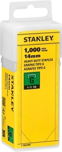 STANLEY Heavy-Duty 14mm Staples Model 1-TRA709T 14mm Box of 1000 Pieces Yellow - Picture 1 of 3
