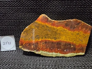 Incredibile lastra di agata fiammata, colori fantastici in questo pezzo e fiamme!! - Foto 1 di 9
