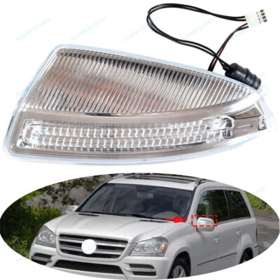 Luz de señal de giro del espejo lateral izquierdo para Mercedes Benz W164 ML ML350/450 GL350 GL450 Foto 1 de 4