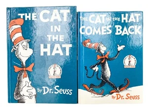 Dr Seuss Cat in the Hat & Cat in the Hat Comes Back Hardcover Childrens Book Set - Imagen 1 de 8