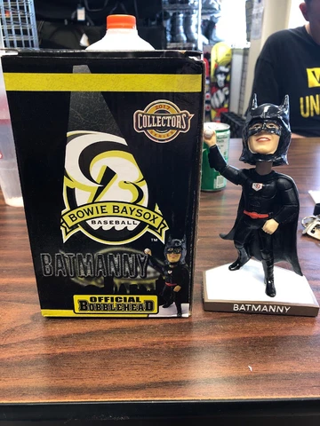 Bat Manny Machado Bobblehead Bowie Baysox SGA Rare Cover