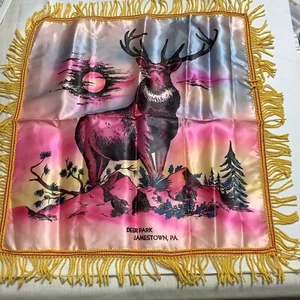 Vintage 20 "x 20" Pymatuning Hirsch Park Banner, Jamestown, PA - Bild 1 von 9