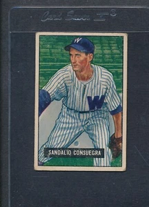 1951 Bowman #096 Sandalio Consuegra Senators Fair *556 - Picture 1 of 1