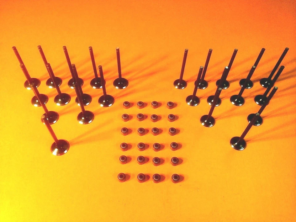 02-06 SE ADAPTA A KIA SEDONA SORENTO 3.5 DOHC 6G74 VÁLVULAS DE ESCAPE DE ADMISIÓN + SELLOS DE VÁLVULA Foto 1 de 1