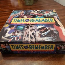 Times To Remember COMPLETE Vintage 1991 Trivia Board Game Milton Bradley MB