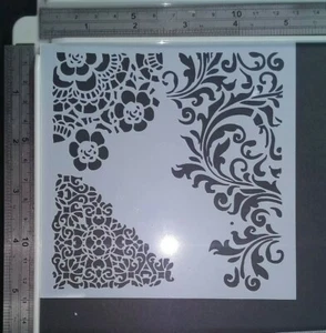 Border Corner Stencil Scrapbooking Card Making Airbrush Painting Home Decor Art - Picture 1 of 11