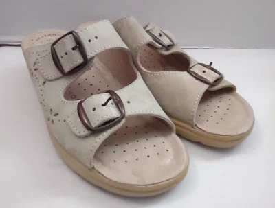 Sandalias Fly Flot Mujer Talla Anatómicas Doble Correa Cuero Anti Choques EU 37 Foto 1 de 4