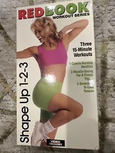 Red Book Shape Up 1-2-3  VHS VCR Video Tape Used Workout Exercise Excellent Cond - Bild 1 von 7