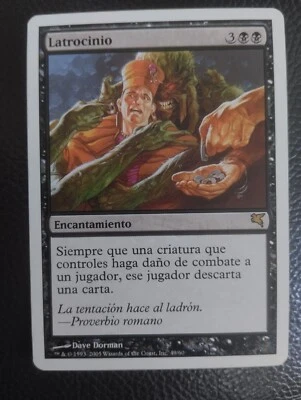 MTG LARCENY (Latrocinio) VERY RARE SPANISH MP Salvat-Hachette 2005 Edition WOTC - Image 1 of 4