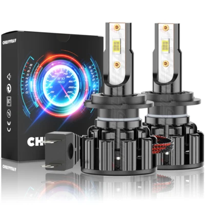 Kit de faros LED para Saab 9-3 2003-2005 2006 2007 H7 6000K bombillas blancas haz bajo Foto 1 de 4