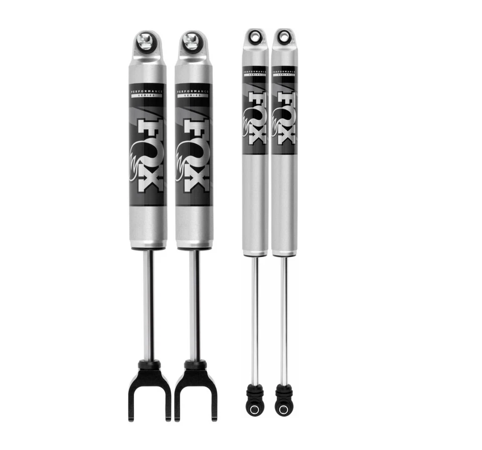 Amortiguadores delanteros y traseros Fox 2.0 Perf Series cuerpo liso IFP para Sierra2500 HD/3500 HD Foto 1 de 4