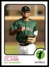 2022 Topps Heritage Minor League Jonatan Clase G72 ACL Mariners #148
