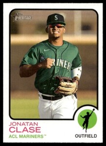 2022 Topps Heritage Minor League Jonatan Clase G72 ACL Mariners #148