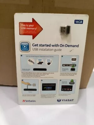 Verbatim Viasat 16gb USB Flash Drive – Neuf ,Original Packaging, à la Demande - Photo 1/2