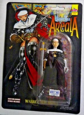 Figura de acción de colección Antarctic Press WARRIOR NUN AREALA EE. UU. Ben Dunns 1996 nueva en caja Foto 1 de 4
