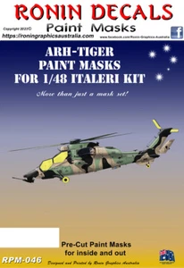 1/48 Ronin Decals ARH-Tiger Paint Masks for Italeri Kit - Picture 1 of 2