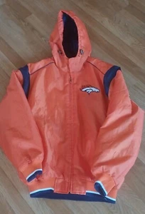 broncos Gll  jacket zs.M made in China  orange color  brand  NFL  polyester - Picture 1 of 11