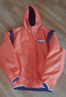 broncos Gll  jacket zs.M made in China  orange color  brand  NFL  polyester - Image 1 of 4