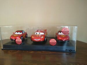 DISNEY Cars 2 Limited Edition Lightning McQueen with Mia & Tia Die Cast set RARE