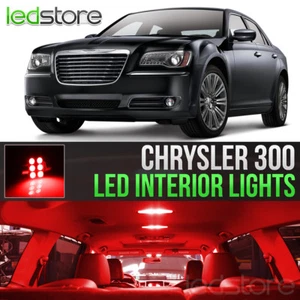 2011-2017 Chrysler 300 Red Interior LED Lights Kit Package - Picture 1 of 6