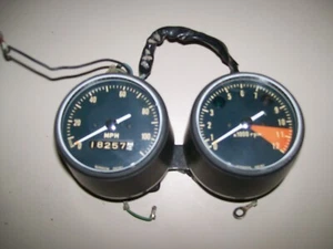 Honda CB350 Gauges Speedometer Tachometer Cluster 1969 - Picture 1 of 9