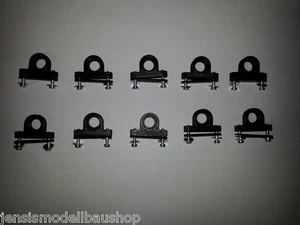 10xLagerbock,Stehlager (ohne Lager) für Modellbau Achsenlager Bruder Umbau H:2cm - Bild 1 von 1