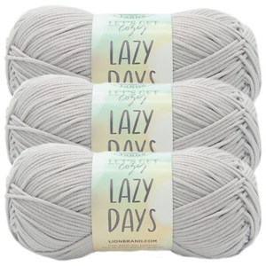 (3 Pack) Lion Brand Yarn 144-150BC Lazy Days Yarn, Wind Chime - Picture 1 of 5