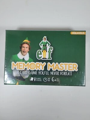 New IN Box Buddy the Elf Memory Master Game by Aquarius Sealed Age 6+ 4 Players - Image 1 of 4