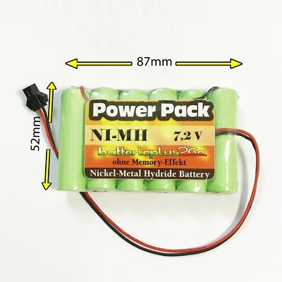 Akkupack 7,2V NiMH 2300mAh für Carson AMEWI AMX Revell Digger Jamara Tamiya usw - Bild 1 von 2