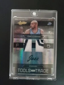 Carlos Boozer 2010-11 Absolute Tools of the Trade 2 Color Patch SSP #d 13/15 - Picture 1 of 7