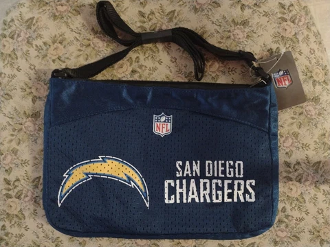 🆕NFL San Diego Chargers Mesh Jersey Mini Purse Cover