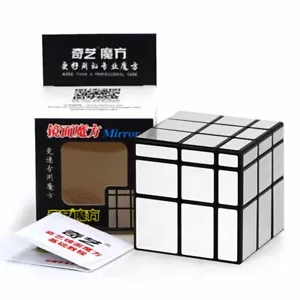 Puzzle Cube Magic Mirror 3x3 Silver Speed Cubes Puzzle Educational Kids - Picture 1 of 23