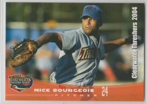 Tribuna Clearwater Threshers 2004 #NNO Nick Bourgeois Philadelphia Phillies - Imagen 1 de 1